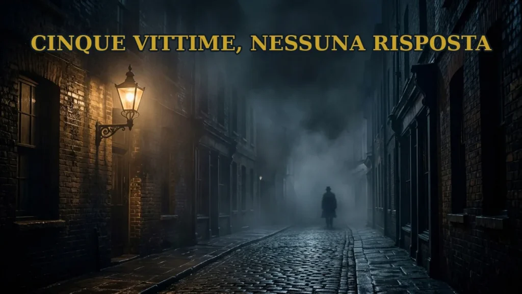 Whitechapel a Londra nel 1888, teatro dei delitti di Jack lo Squartatore