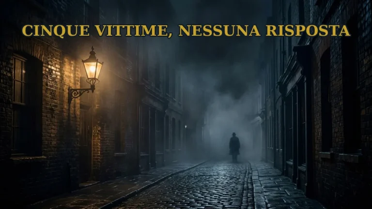 Whitechapel a Londra nel 1888, teatro dei delitti di Jack lo Squartatore